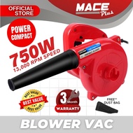 MACE PLUS 750W Hand Blower Vacuum And Blower Electric Blower PC Tembak Angin Mesin Angin Blower Mini