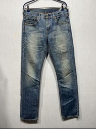 Levis二手牛仔褲👖522 W31 L34 00522-0093