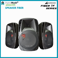 AUDIO ONE Speaker 15 Inch Aktif Pasif SW 115 Bluetooth Monitor Panggung 800 Watt Fiber Box Plastik