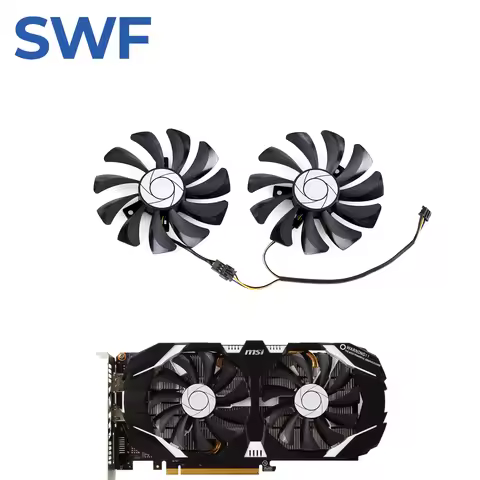 2PCS/Set 85MM HA9010H12F-Z Cooling Fan For MSI GTX 1060 960 P106-100 P106 OC 6G Graphics Card Cooler