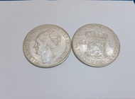 Promo COD Koin Kuno Silver Perak Netherland Belanda Wilhelmina 3 1/2G