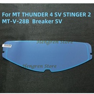 Helmet Lens For MT THUNDER 4 SV STINGER 2 MT-V-28B Breaker SV Accessories Helmet Visor Shield Glass 