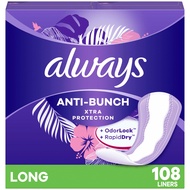 Always Anti-Bunch Xtra Protection Daily Liners Long Unscented, Anti Bunch Helps You Feel Comfortable
