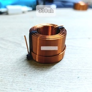 Coil inductor Coil crossover 330 uh wire 1mm