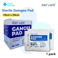 [Cloud Farmasi] Nur Care Sterile Gamgee Pad 10cm X 20cm