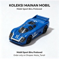 DIECAST DIE CAST ORIGINAL PORCHEEE FVG93 917LH 917 LH BLUE biru
