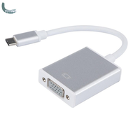 YUYIN4 1 cáp chuyển đổi Type C sang Female VGA Bộ chuyển đổi USB 3.1 sang VGA cho máy vi tính