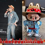 Only Baby Clothes) 15/17cm Rab Baby Clothes Macaron Front High-Energy Baby Clothes Denim Suit 4.29-7