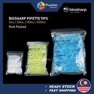 BIOSHARP Universal Pipette Tips PP Pipet Tip 10ul/200ul/1000ul/5000ul for Eppendorf Gilson Thermo Fi