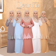 [TUNIK.MY] Kurung Deanna- Baju Kurung Raya Terkini 2022- Baju Kurung Raya Perempuan/Wanita- Kurung R