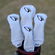 ถุงหัวไม้กอล์ฟ Eagle Bird Wood Shaft Cover Push Iron Shaft Cover ถุงหัวป้องกันกอล์ฟสำหรับผู้ชาย แบรน