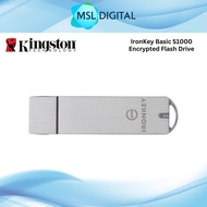 Kingston IronKey Basic S1000 Encrypted Flash Drive | On-Device Cryptochip | FIPS 140-2 Level 3 certi