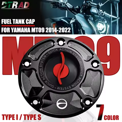 MT-09 2021 Motorcycle Quick Release Fuel Tank Cap For YAMAHA MT09 2014-2022 MT01 MT03 MT07 MT10 MT15