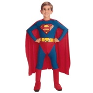 ชุดซูเปอร์แมนสำหรับเด็ก ชุดจั๊มสูทคอสเพลย์ซูเปอร์ฮีโร่  Superman Costume for Kids Superhero Cosplay 