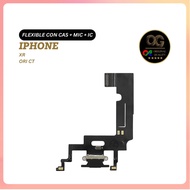 Flexible Con Cas + Mic + IC IP XR ORI CT Charger Original