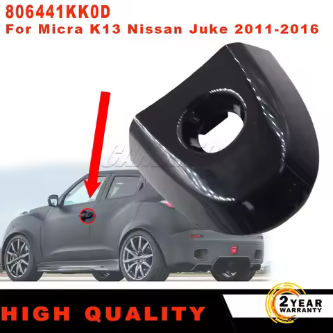1Pc New Front Left Door Handle Key Hole Lock Cover Cap 806441KK0D For Nissan Juke Micra F15E K13K E1