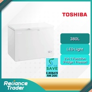 《Save 4.0》[FREE SHIPPING] TOSHIBA CHEST FREEZER 295L CR-A295M