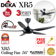 DEKA KRONOS XR5 56" Ceiling Fan 4 SPEEDS Remote Control + FREE GIFT