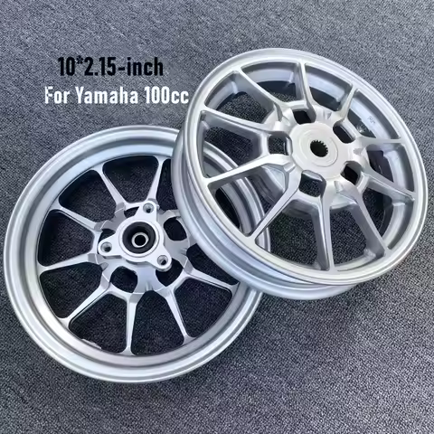 For Yamaha 100cc Wheels Hub 10*2.15 inch Aluminum Alloy Front Back Wheels Rim For FORCE100 RSZ100 JO