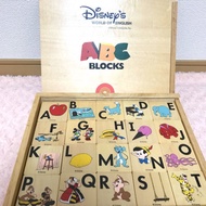 Kentoyshop ABC Disney World Wooden Blocks Toys 40 Pieces