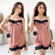 Code 042 Tanktop + Shorts Women's Sleepwear Or First Wedding Dress (LAMURA