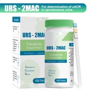 100pcs Urine Test Strips URS-2MAC Micro Albumine Creatinine Test Strips Urine Analysis