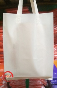 Uk 30x40x10 cm 12 Pcs Lusinan Tas Kain Spunbond Kantong Belanja Goodie bag Souvenir Snack Totebag