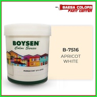 ✧ ⭐ ✸ BOYSEN PERMACOAT LATEX PAINT COLOR SERIES APRICOT WHITE (B-7516)