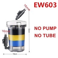 220-240V Sunsun Mini External Aquarium Filter Canister Fish Marine Tank Pre Filter Cylinder Sponge F
