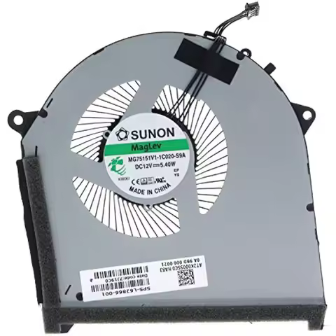 CPU & GPU Cooling Fan For HP OMEN 17-CB Plus RTX 2080 L62866-001 MG75151V1-1C010-S9A MG75151V1-1C020