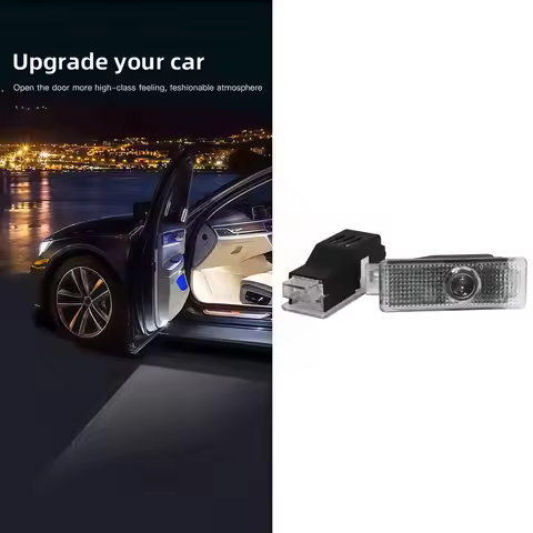2PC LED Car Door Projector Welcome Light For BMW E81 F45 F20 F10 F11 F30 F31 E90 E91 E63 E64 E65 E66