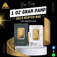 PAMP SUISSE - 31.10 GRAM NEW PAMP 999.9
