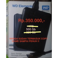 WD 500GB EXTERNAL HDD