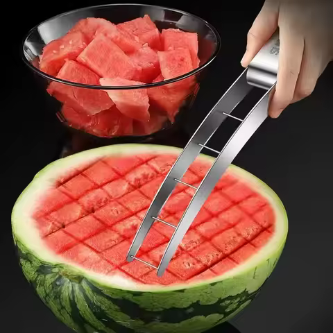 304 Stainless Steel Watermelon Knife Household Fruit Digging Ball Knife Watermelon Diced Cutting Too
