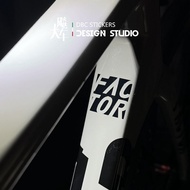 FACTOR Icon Road Bike Bicycle Peripheral Waterproof Creative Decorative Sticker 5.26