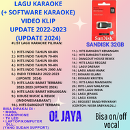 flashdisk Sandisk 32GB isi lagu karaoke