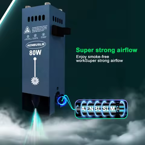 AENBUSLM 80W Laser Engraving Head Laser Engraver Nozzle Laser Module Laser Cutting Machine Laser Cut