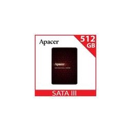 【綠蔭-免運】Apacer 宇瞻 AS350X SATA3 2.5吋 512GB SSD 固態硬碟