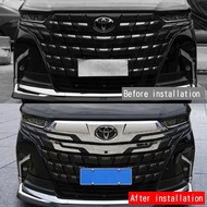 dac toyota alphard vellfire anh40 2023-2025 modellista style front grille garnish cover accessories