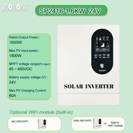 AOYONG hybrid inverter solar inverter 1.6KW/3.2KW/4.5KW/6.2KW pure sine wave inverter with Built-in 