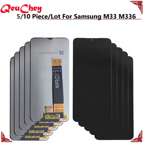 5/10 Piece/Lot For Samsung Galaxy M33 M336 M336B M336B/DS LCD Display Monitor Touch Screen Assembly 