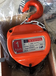 Pa lăng xích kéo tay 2 Tấn Hiệu Kyoto Công nghệ của Nhật Dây dài 3m Mới 100% - Hàng Chính hãng Palan