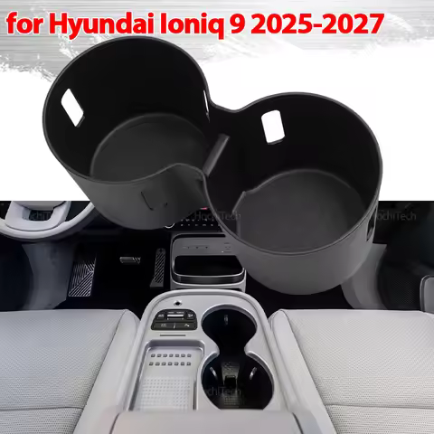 Anti Slip Car Water Cup Holder Central Control Interior Accessorie for Hyundai Ioniq 9 2025 2026 202