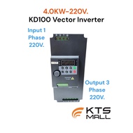 Inverter 4.0KW-220V KD100-25-4.0G VFD