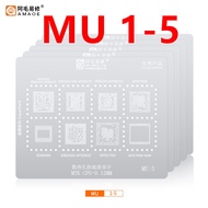 Amaoe BGA Reballing reball Stencil for MTK CPU RAM MT6765V MT6763V MT6785V MT6739V MT6853/MT6885/689