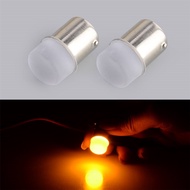 2Pcs Car Yellow 1156 BA15S P21W Led Rear Tail Brake Light Turn Signal Lamp Bulb 12V