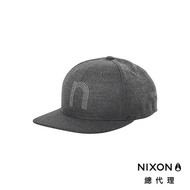 NIXON Gray N Letter Back Button Baseball Cap Sports Outing Hat Wear C3002-070