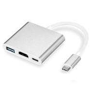 3 in 1 Type C To HDMI-compatible USB 3.0 Charging Adapter USB-C 3.1 Hub for Mac Air Pro Huawei Mate1