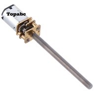 TOPABCS DC Motor, 6V 30RPM Low Speed Reduction Motor, Screw Actuator Reversible DC Motor