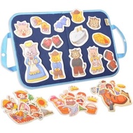 CHEFAN Toddler Felt Board, Felt Sheet Storytelling Flannel Board, with 5 Ducklings, 5 Little Monkeys